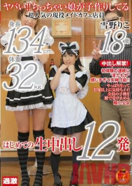 NHDTA-368 Studio Natural High Wow! A Little Girl Is Making Babies. A 134cm, 32kg, Extremely Popular Maid Cafe Worker Riko Yukino 18 Years Old. Her First Creampies, 12 Shots