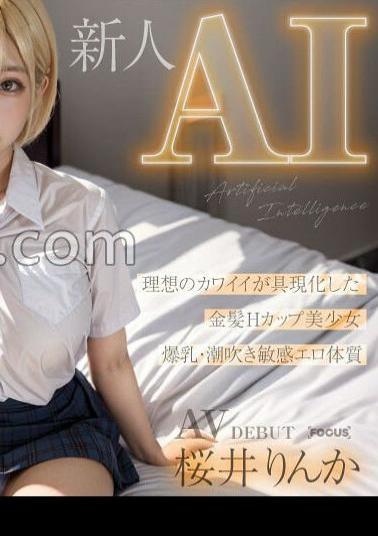 Mosaic AIFOCS-005 Newcomer AI Orthodox Beautiful Girl Star, Twin-tailed Angel, A Baby-faced, Small-breasted Girl With A Lingering Face, Morishita Hikaru